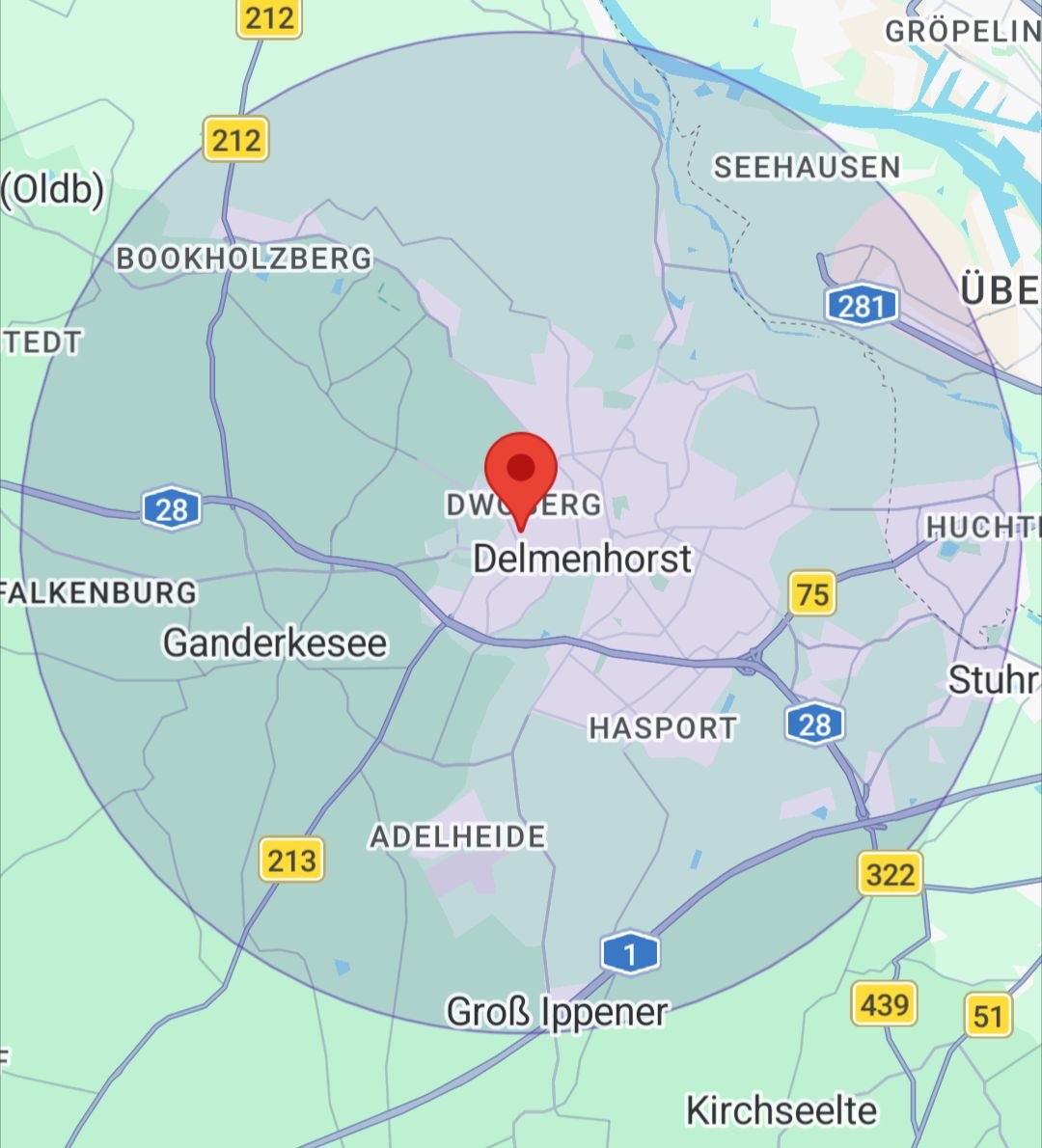 Einsatzgebiet Computerhilfe Delmenhorst und Umland