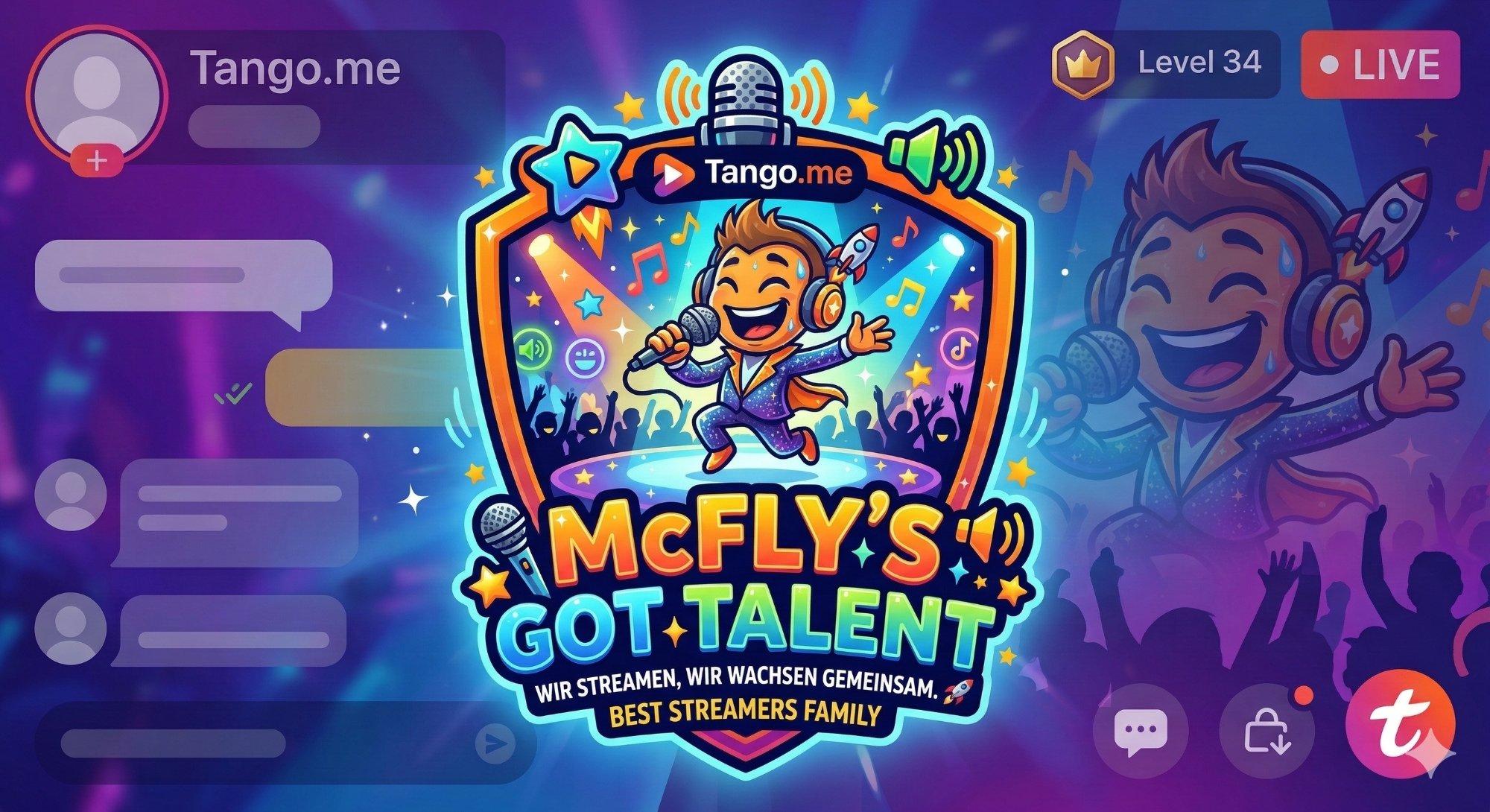 McFly's Got Talent - Tango Streaming Community Logo